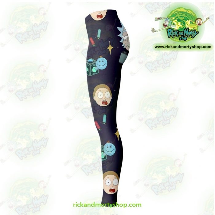 Rick And Morty Cute 3D Legging Leggings - Aop