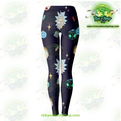 Rick And Morty Cute 3D Legging Leggings - Aop