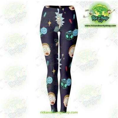 Rick And Morty Cute 3D Legging Xs Leggings - Aop