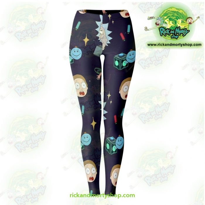 Rick And Morty Cute 3D Legging Xs Leggings - Aop