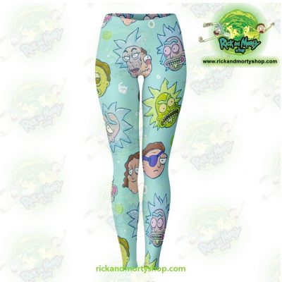 Rick And Morty Funny Face 3D Legging Xs Leggings - Aop