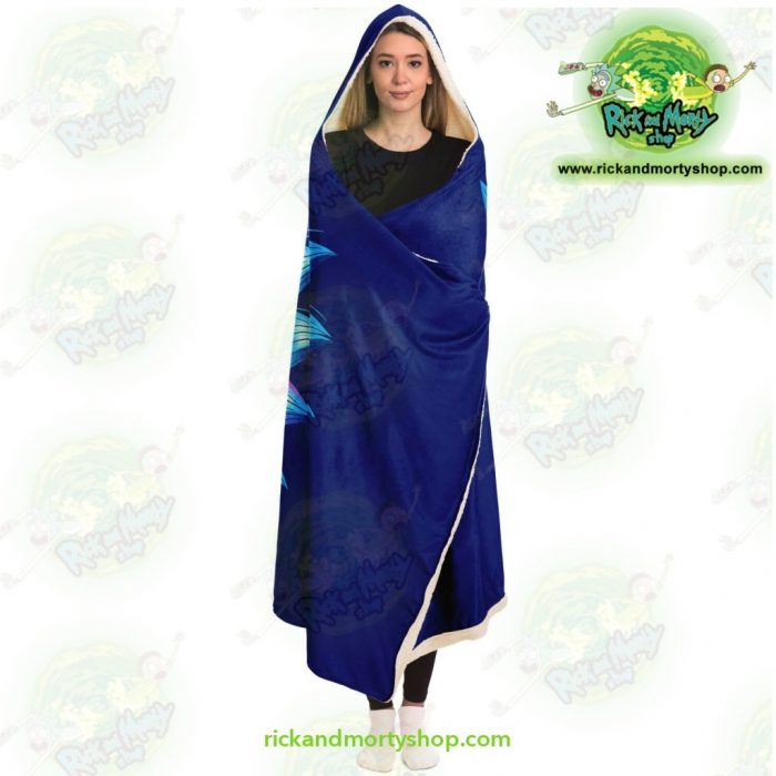 Rick And Morty Horror Hooded Blanket - Aop