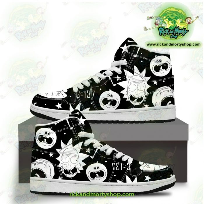 Rick And Morty Jordan Sneakers - Crazy C137 Men / Us6.5 Jd