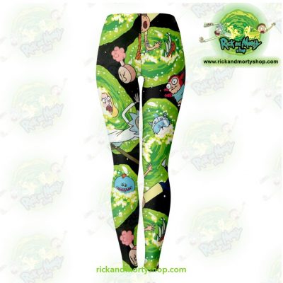 Rick And Morty Legging Colorfull 3D Fashion Leggings - Aop