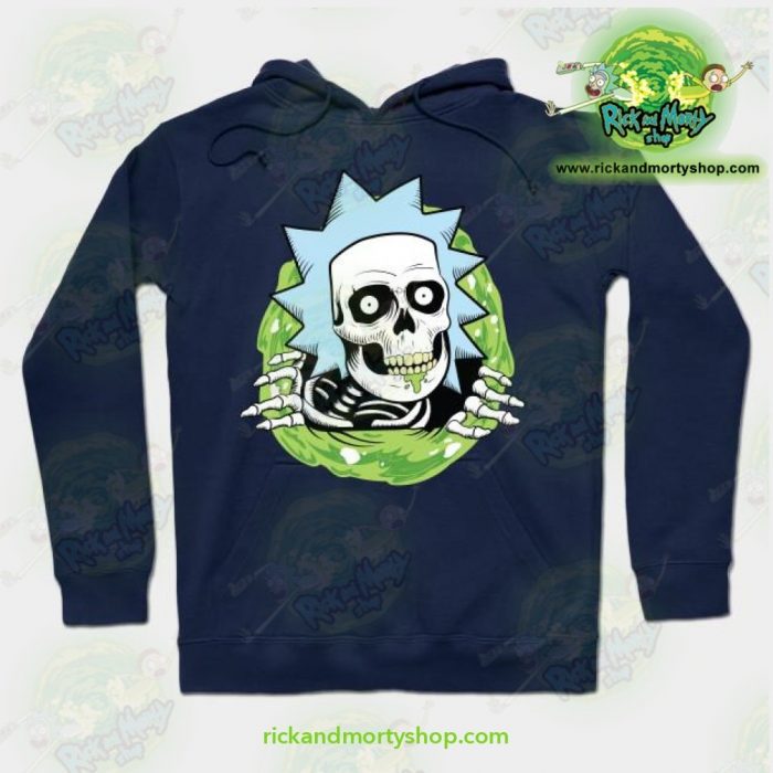 Rick And Morty Ripper Hoodie Navy Blue / S Athletic - Aop