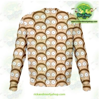 Rick And Morty Sweatshirt - Many Mortys Face Athletic Aop