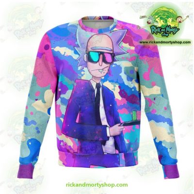 Rick And Morty Sweatshirt - Sanchez Cool Xs Athletic Aop