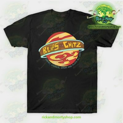 Rick And Morty T-Shirt - Blips Chitz! Black / S T-Shirt