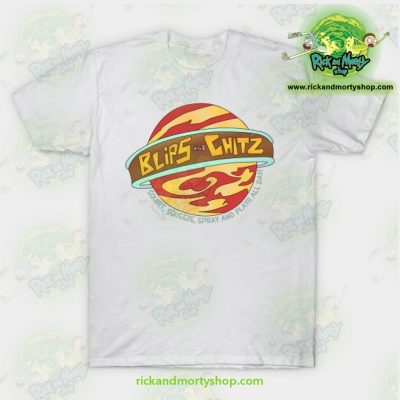 Rick And Morty T-Shirt - Blips Chitz! White / S T-Shirt