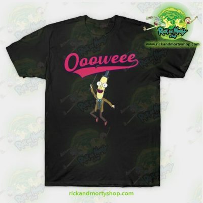 Rick And Morty T-Shirt - Professor Poopybutthole Oooweee Black / S T-Shirt