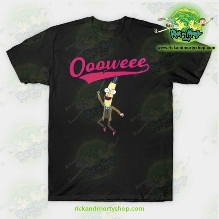 Rick And Morty T-Shirt - Professor Poopybutthole Oooweee Black / S T-Shirt