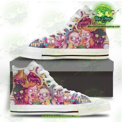 Rick And Morty Watercolor Converse Shoes