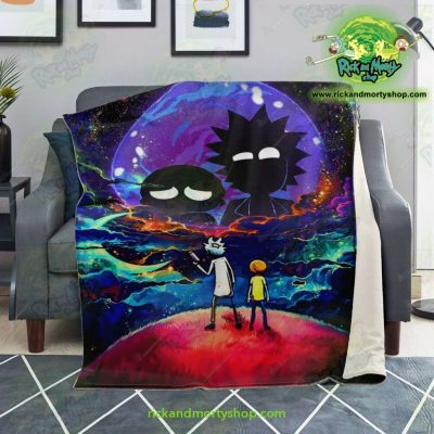 Rick & Morty 3D Galaxy Microfleece Blanket Premium - Aop