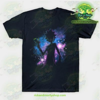 Rick & Morty Galaxy T-Shirt Navy / S T-Shirt