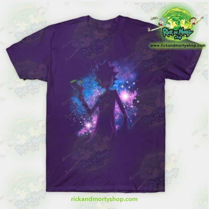 Rick & Morty Galaxy T-Shirt Purple / S T-Shirt