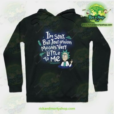 Rick & Morty Hoodie - I Am Sorry Black / S Athletic Aop