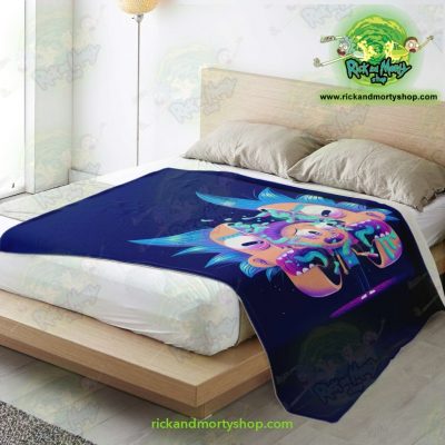 Rick & Morty Horror Microfleece Blanket Premium - Aop