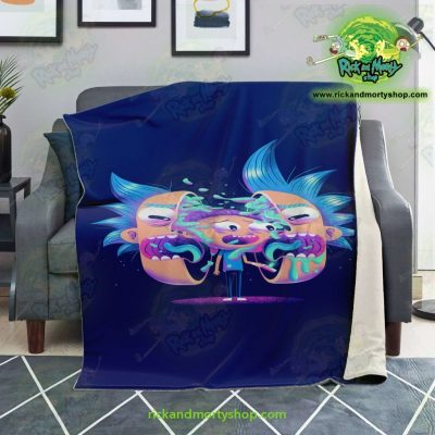 Rick & Morty Horror Microfleece Blanket Premium - Aop