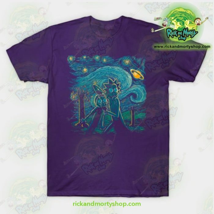 Rick & Morty Impressionist Science T-Shirt Blue / S T-Shirt