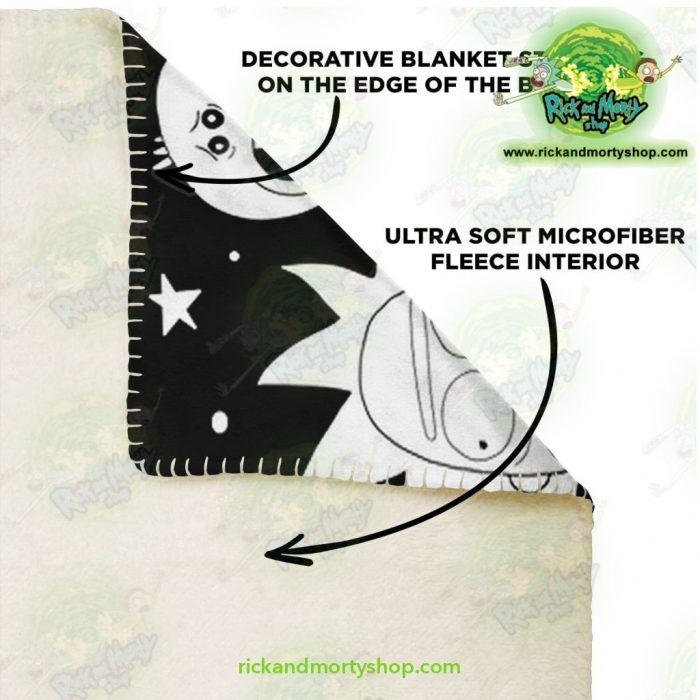 Rick & Morty Microfleece Blanket Crazy C137 Premium - Aop