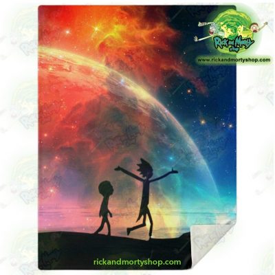 Rick & Morty Microfleece Blanket Red Sky M Premium - Aop