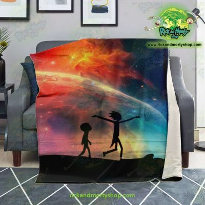 Rick & Morty Microfleece Blanket Red Sky Premium - Aop