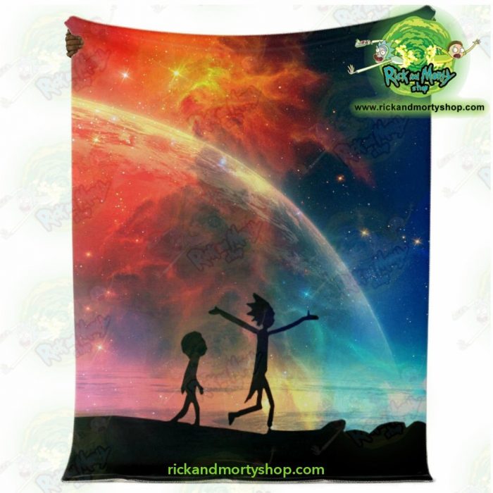 Rick & Morty Microfleece Blanket Red Sky Premium - Aop