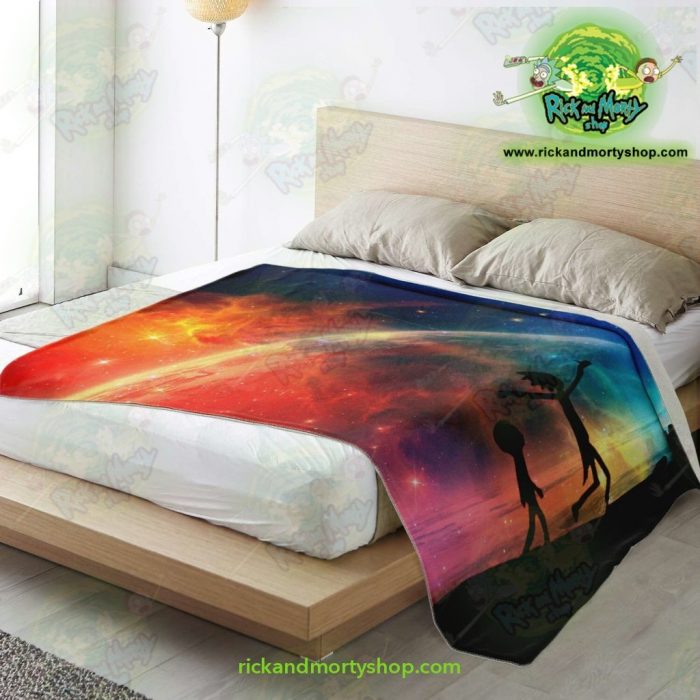 Rick & Morty Microfleece Blanket Red Sky Premium - Aop