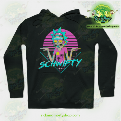 Rick & Morty Rad Schwifty Hoodie Black / S Athletic - Aop