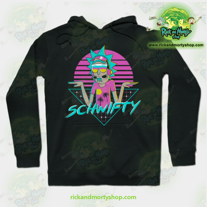 Rick & Morty Rad Schwifty Hoodie Black / S Athletic - Aop