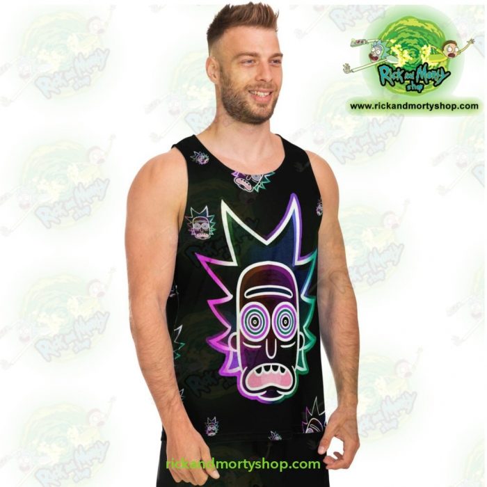 Rick & Morty Ricks Face Light Tank Top Unisex - Aop