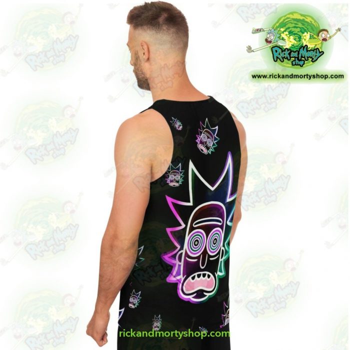 Rick & Morty Ricks Face Light Tank Top Unisex - Aop