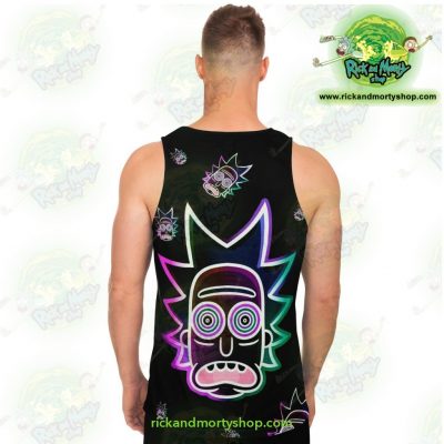 Rick & Morty Ricks Face Light Tank Top Unisex - Aop