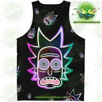 Rick & Morty Ricks Face Light Tank Top Unisex - Aop