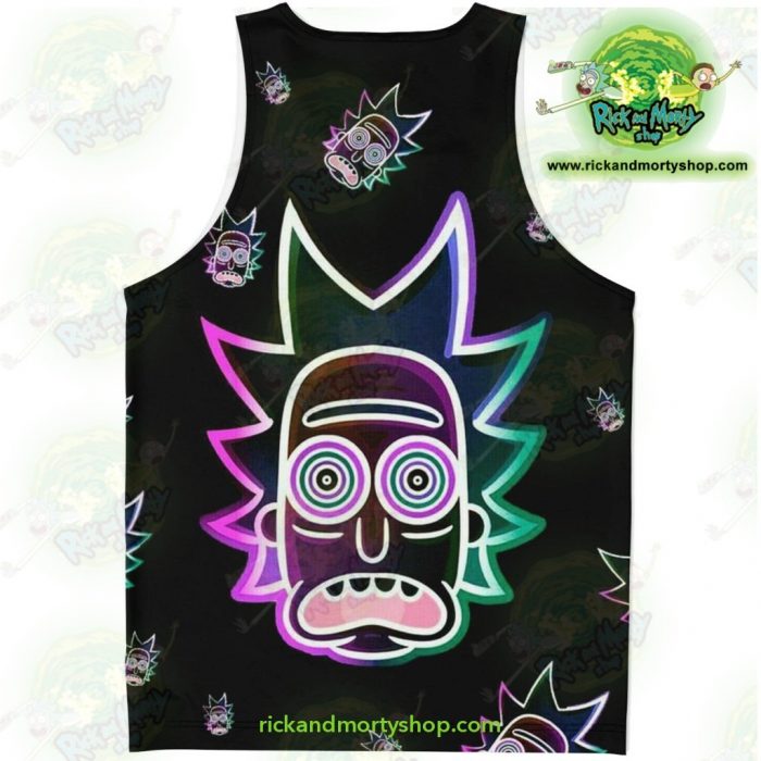 Rick & Morty Ricks Face Light Tank Top Unisex - Aop