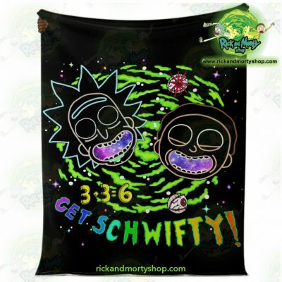 Rick & Morty Schwift 3D Microfleece Blanket Premium - Aop