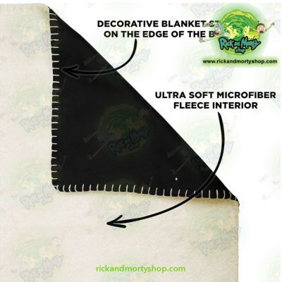 Rick & Morty Schwift 3D Microfleece Blanket Premium - Aop