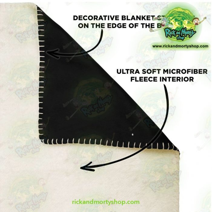 Rick & Morty Schwift 3D Microfleece Blanket Premium - Aop