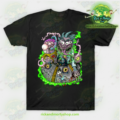 Rick & Morty Space Travel T-Shirt Black / S T-Shirt