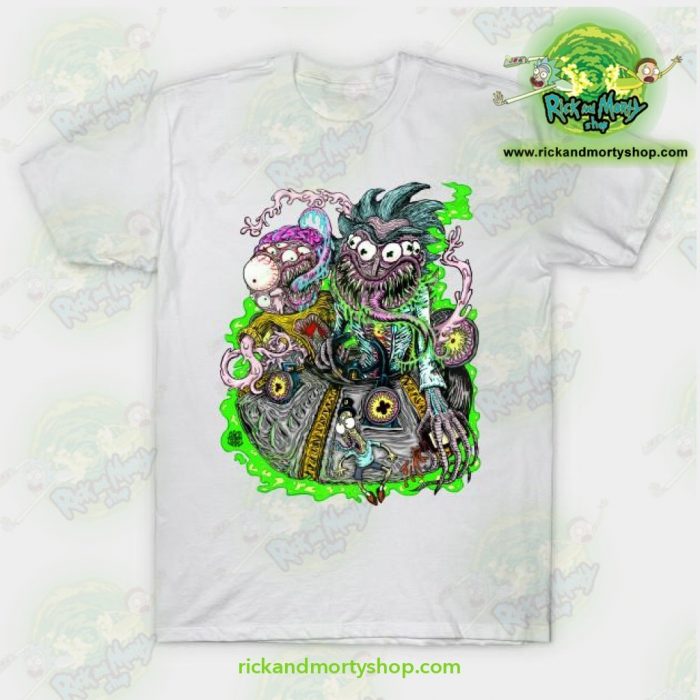 Rick & Morty Space Travel T-Shirt White / S T-Shirt