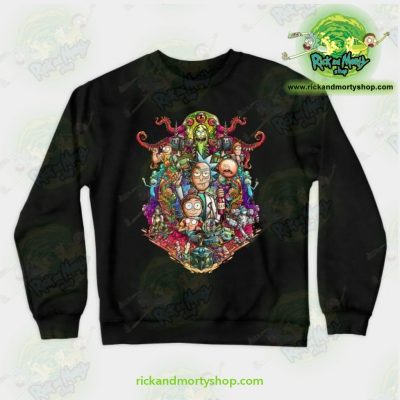 Rick & Morty Sweatshirt - Buckle Up ! Black / S Athletic Aop