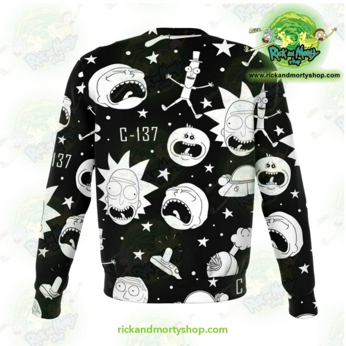 Rick & Morty Sweatshirt Crazy C137 Athletic - Aop
