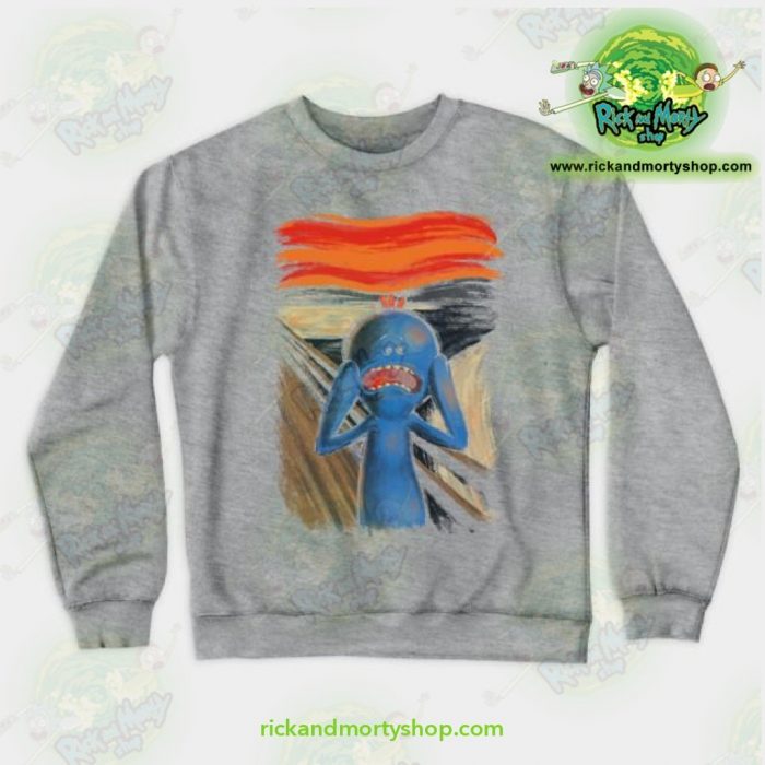Rick & Morty Sweatshirt - Scream Of Pain Crewneck Gray / S Athletic Aop