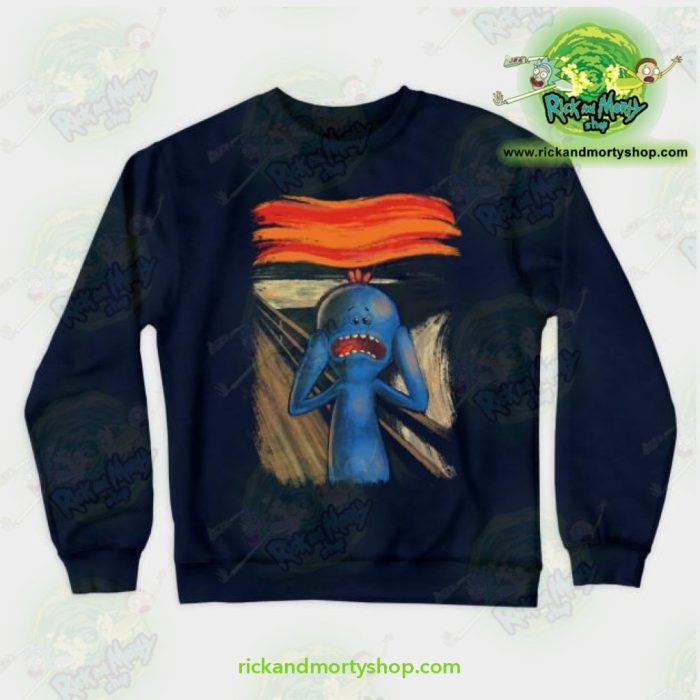 Rick & Morty Sweatshirt - Scream Of Pain Crewneck Navy / S Athletic Aop