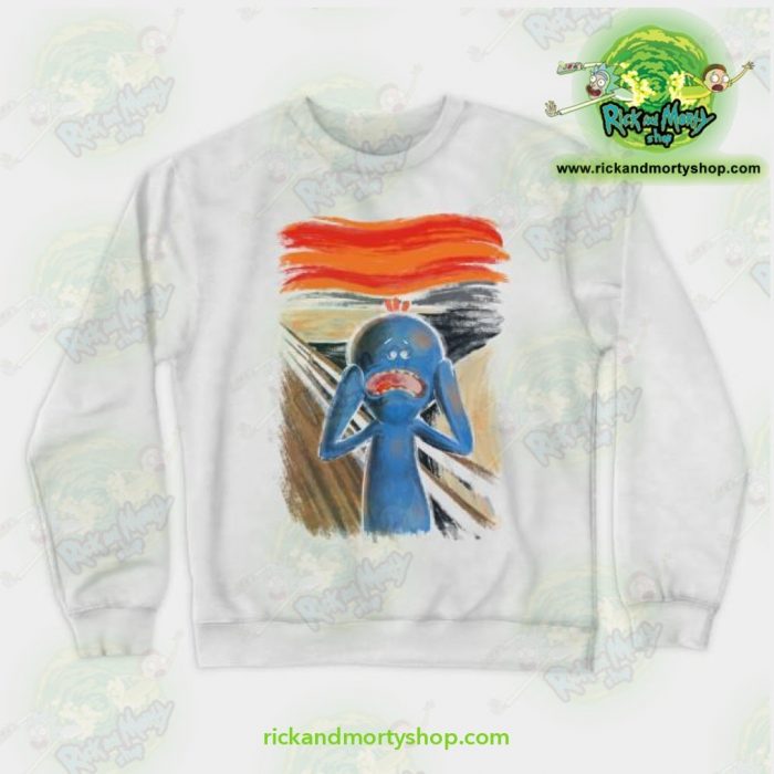 Rick & Morty Sweatshirt - Scream Of Pain Crewneck White / S Athletic Aop
