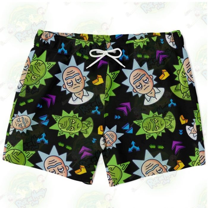 Rick & Morty Swim Trunk - Cute Face Sanchez Xs Trunks Men Aop
