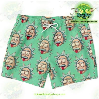 Rick & Morty Swim Trunk - Funny Face Sanchez Xs Trunks Men Aop