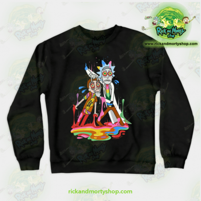 Rick & Morty Tripp Crewneck Sweatshirt Black / S Athletic - Aop