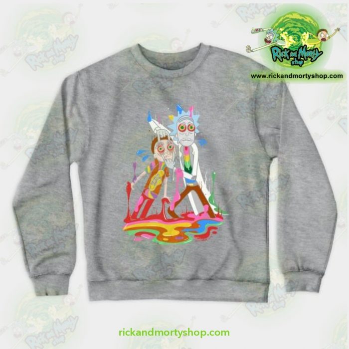 Rick & Morty Tripp Crewneck Sweatshirt Gray / S Athletic - Aop