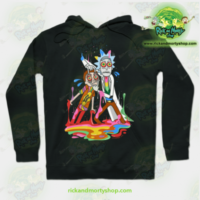 Rick & Morty Tripp Hoodie Black / S Athletic - Aop
